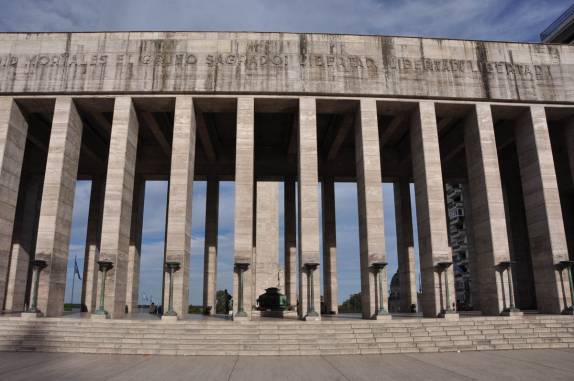 O grandioso Monumento Nacional da Bandeira, em Rosário, na Argentina